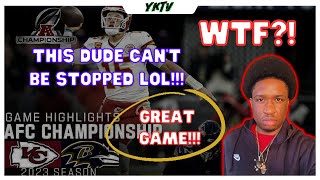 Chiefs vs Ravens Reaction  NFL Playoffs Championship Round 20232024 [upl. by Kra]