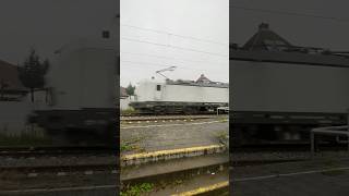 Vectron mit Kesselwagenzug saust durch Schifferstadt Süd 🚂💨 likeandsubscribe [upl. by Clemens50]