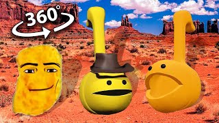 360° VR Gegagedigedagedago Otamatone Remix Meme Video [upl. by Dyal]