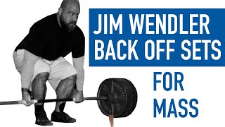 JIM WENDLER Creator of 531 Top Set Back Off Training for Hypertrophy [upl. by Smail851]