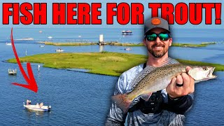 Hot Summer Fishing for BIG Speckled Trout at Stone Island Louisiana  Unbelievable Action [upl. by Perceval897]