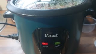 Macook Rice Cooker  Vegetable Pilau [upl. by Mahan]