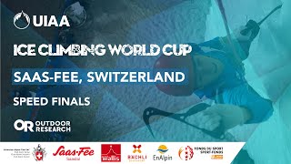 UIAA Ice Climbing World Cup 2023  Saas Fee  SPEED FINALS [upl. by Flory]