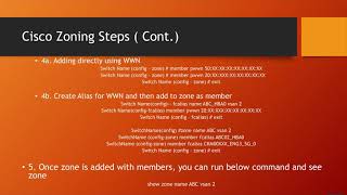 Storage SAN Zoning  Part II CISCO Switch Zoning [upl. by Mcclenaghan350]