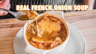 Easy Homemade French Onion Soup [upl. by Dnana]