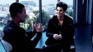 Clips of Adam Lambert MTV  TALK AT PLAYGROUND [upl. by Ahtanaram176]