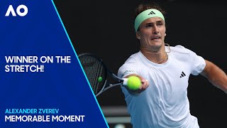 Thundering Winner from Alexander Zverev  Australian Open 2024 [upl. by Kassaraba]