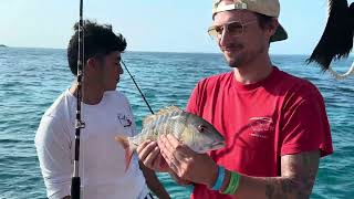 Fishing in Isla Mujeres Mexico with Kenny’s Fishing and Snorkeling September 2023 [upl. by Aliuqa138]