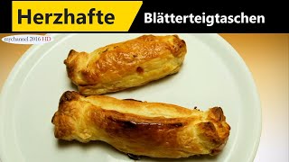 Herzhafte Blätterteigtaschen mit Bratwurst [upl. by Anstus]