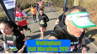 Wokingham Half Marathon 2019  Race VLOG  Here We Are Running [upl. by Kristo]