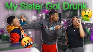 MY Sister Pretended To Be DRUNK Prank On MeGOT TO WATCH [upl. by Thorne]