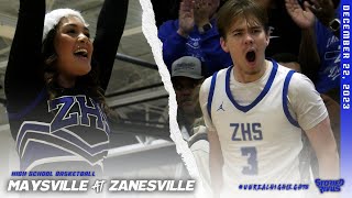 Zanesville Puts Up Massive 1st Quarter Against a Tough Maysville Crew 🏀 [upl. by Lynett]