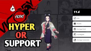 Shinobu Kocho Becomes Hyper or Becomes Support [upl. by Inaboy]