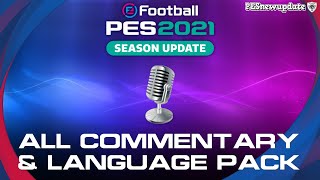 PES 2021 All Language amp Commentary Pack PC Only [upl. by Uri62]