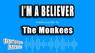 The Monkees  Im A Believer Karaoke Version [upl. by Assilen296]