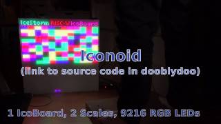 IceStormIcoBoard 33C3 Demo  Iconoid [upl. by Yatnuhs]
