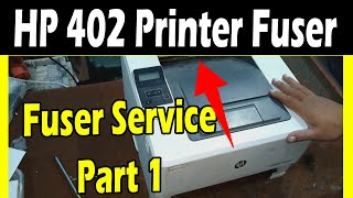 Hp Laserjet Pro M402dn paper jam problem Fuser amp Film Replacement Remove Fuser part 1 [upl. by Reginnej]