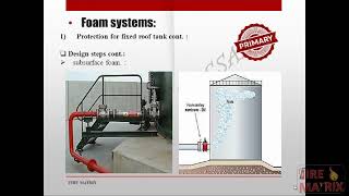 Fire Foam System Design  Lecture 08 [upl. by Adella]