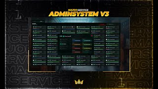 ESXFIVEM MOST ADVANCED ADMINSYSTEM  ADMINPANEL amp ADUTY SCRIPT  msadminv3  MajorService [upl. by Raddatz]