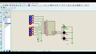 4 Bit Comparator Using Proteus [upl. by Inalial639]