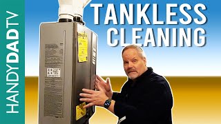 Tankless Water Heater Cleaning [upl. by Romonda726]