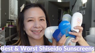 Best and Worst Shiseido Sunscreens  Tiana [upl. by Adnorhs770]