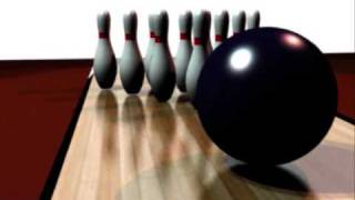 Bowling Alley  Blender Physics Engine test 3D CGI [upl. by Hedaza]