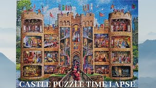 Gibsons Castle Jigsaw Puzzle Time Lapse 1000 Pieces  Oddly Satisfying [upl. by Akinahs63]