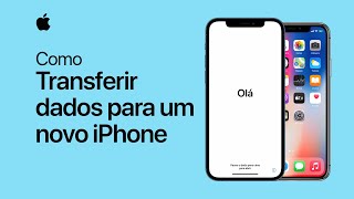 Como transferir dados do antigo iPhone para um novo iPhone – Suporte da Apple [upl. by Eserahc]