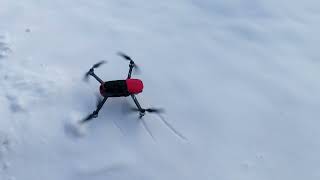 Drone Wetsuit test in Snow [upl. by Cavil674]