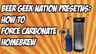 How to force carbonate homebrew the simple way  Beer Geek Nation Craft Beer Reviews [upl. by Aikemat]