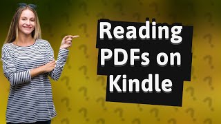 Can you read a PDF on Kindle Scribe [upl. by Nuahs]