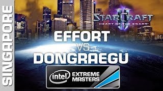 DongRaeGu vs EffOrt  Group B  IEM Singapore  StarCraft 2 [upl. by Inahc196]