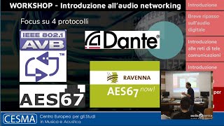 Workshop audio networking 45  Descrizione dei principali protocolli di Audio networking [upl. by Akisej695]