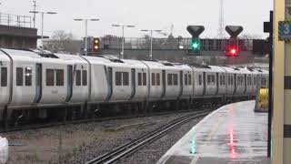 Thameslink Class 700102 Departures East Croydon for Bedford [upl. by Hodgson]