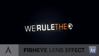 After Effects Tutorial  Wide angle Lens Effect [upl. by Kamaria881]