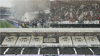 CESENA E IN SERIE B  Coreografia e tifo dagli Ultras del Cesena 30032024  Serie C [upl. by Nylireg]