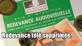 Redevance télé supprimée  six millions de foyers vont recevoir un virement des impôts [upl. by Pliske817]