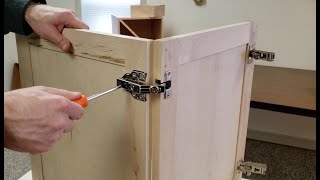 How To Install Corner Susan Door Hinges [upl. by Neerac759]