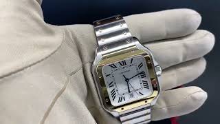 CARTIER SANTOS REF W2SA0009 [upl. by Azelea906]