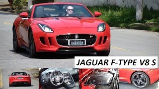 Garagem do Bellote TV Jaguar FType V8 S [upl. by Aiekan]