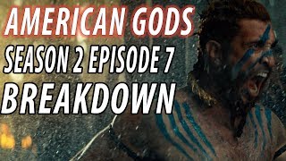 AMERICAN GODS Season 2 Episode 7 Breakdown amp Details You Missed [upl. by Atteram]