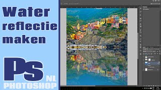 Realistische Water reflectie en weerspiegeling in Photoshop maken [upl. by Il]