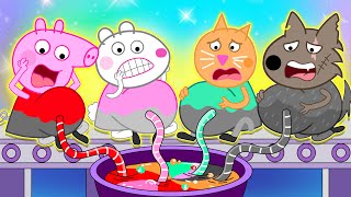 BREWING CUTE BABY COLOR BUT We Are Pregnant  Peppa Pig Funny Animation [upl. by Ru423]