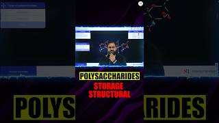 🔴POLYSACCHARIDE CLASS 11 In 3D  BY TARUN SIR shortsfeed ytshortsfeature 3danimation neet2024 [upl. by Ahseinar]