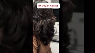 চুল কাটার 1st day🥴 vs next day🤣 funny haircut hairstyle comedy 2024 ukwinter viralreels mo [upl. by Idnyl216]