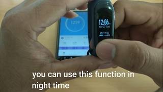 Mi band 3 brightness control and night mode deep review [upl. by Maryly]