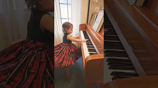 Lily Grace exploring the PIANO PIANO BABY zeschfamily [upl. by Franklyn]