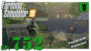 Lets play FS19 The Great Plateaus with KustJidding  Episode 752 [upl. by Malchy]