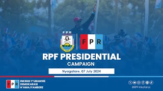 RPF Presidential Campaign  Nyagatare 7 July 2024 [upl. by Namyh120]